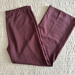 Vintage Matching Burgundy Suit Set Wide Leg Pants & Blazer!